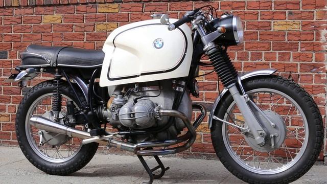 BMW R75/5 CAFE with 2into1 exhaust смотреть онлайн