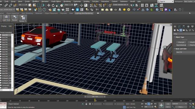 3d max design for car services centers смотреть онлайн