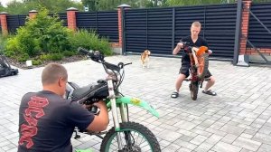 БРАТЬЯ ПЕРЕВЕРНУЛИСЬ НА КВАДРИКЕ. ПОКАТУШКИ С ПАПОЙ. БРОС ШОУ