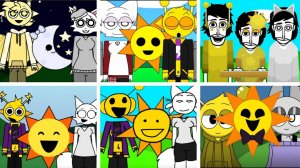 Incredibox - Sprunki, но MIX MR SUN и WENDA и SIMON в ALL Human Edition