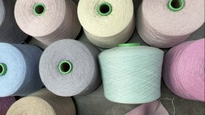 Обзор кашемира с шёлком 50/50 в бобинной пряже Filcom Art. PONZA