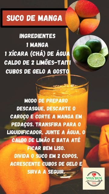 Suco de Manga saudavél смотреть онлайн