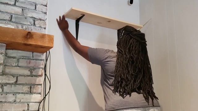 DIY FARMHOUSE SHELVES|| NO CUTTING|| FARMHOUSE LIVING ROOM SHELVES|| MINIMAL PRODUCTS смотреть онлайн