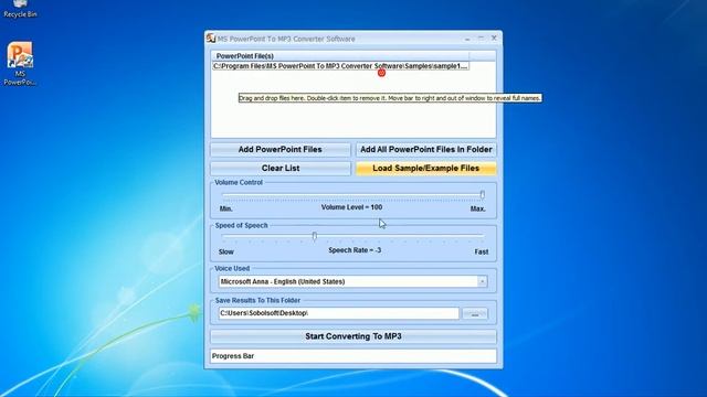 How To Use MS PowerPoint To MP3 Converter Software смотреть онлайн