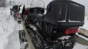 ЗИМНЯЯ ТАЙГА, СНЕГОХОД, КАПКАНЫ.