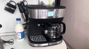 Кофе с Kitfort KT-771 для начала хорошего дня😜 Краткий обзор кофе станции Китфорт.