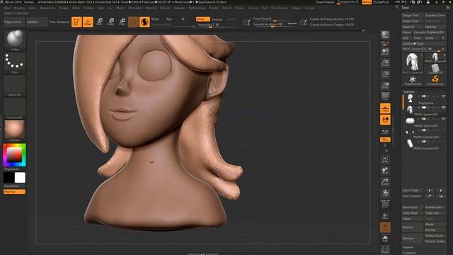 Speed Sculpt - Rosalina from Super Mario Galaxy (Zbrush - Substance Painter) смотреть онлайн