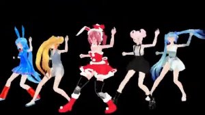 {mmd} песня в столовой {DL}