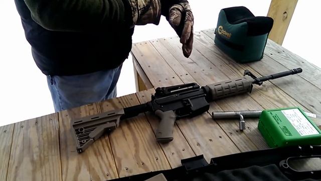 JEDArms MAR-15 being fired semi-auto and as a bolt action rifle смотреть онлайн