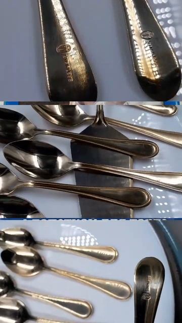 Ложки чайные с лопаткой для торта смотреть онлайн