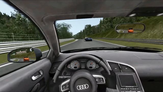 Audi R8 GT on Nürburgring Nordschleife with traffic | Race 07 смотреть онлайн