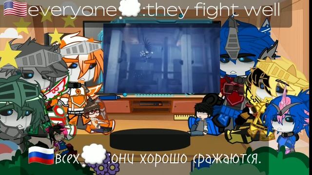 Transformers Prime Reaction To Murder Drones #трансформеры #murderdrones