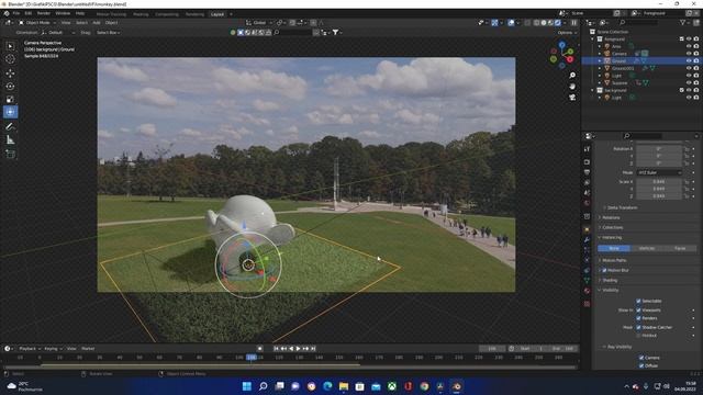 Falling monkey head - Blender VFX #blender #vfx смотреть онлайн
