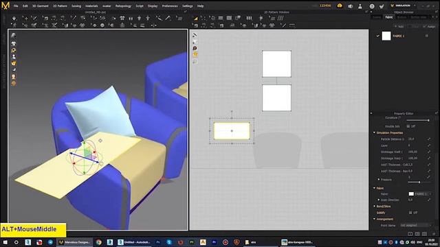 3dsmax and marvelous armchair sofa modeling Full HD смотреть онлайн