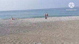 Абхазия. Цандрипш.  Белые скалы.