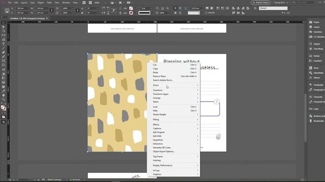 InDesign Template: How to Add a Background Image in InDesign - Part 2 смотреть онлайн