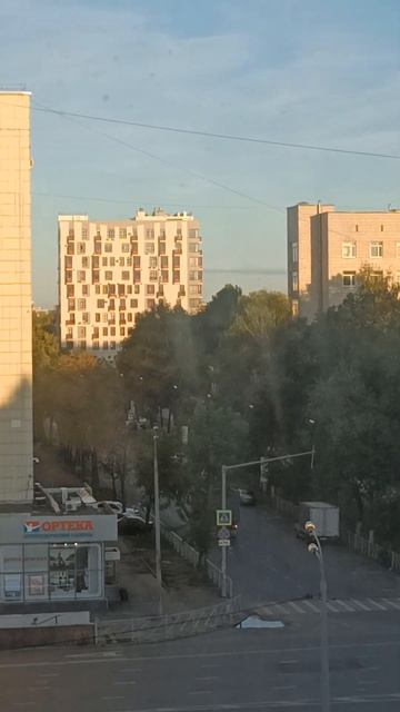 Вид из окна отеля в Казани 🥴🏢🌅 смотреть онлайн