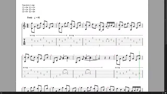 Who Me? early version intro/Buckethead Guitar Pro tab смотреть онлайн