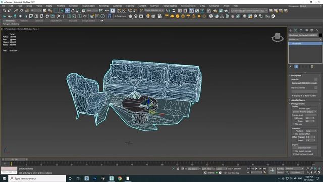 How to Create V-ray proxy in 3dsmax смотреть онлайн