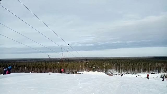Лыжный курорт Ruskotunturi. На вершине (ч. 2). смотреть онлайн