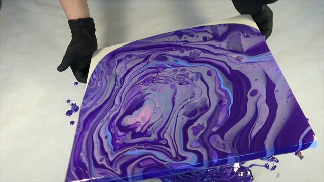 Double Funnel Pour Technique — Chameleon Paint — Metallic Cells смотреть онлайн