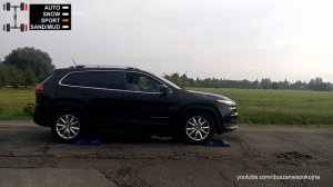 Тест Jeep Cherokee 3.2 V6 Active Drive I - диагональ 4x4 на роликах