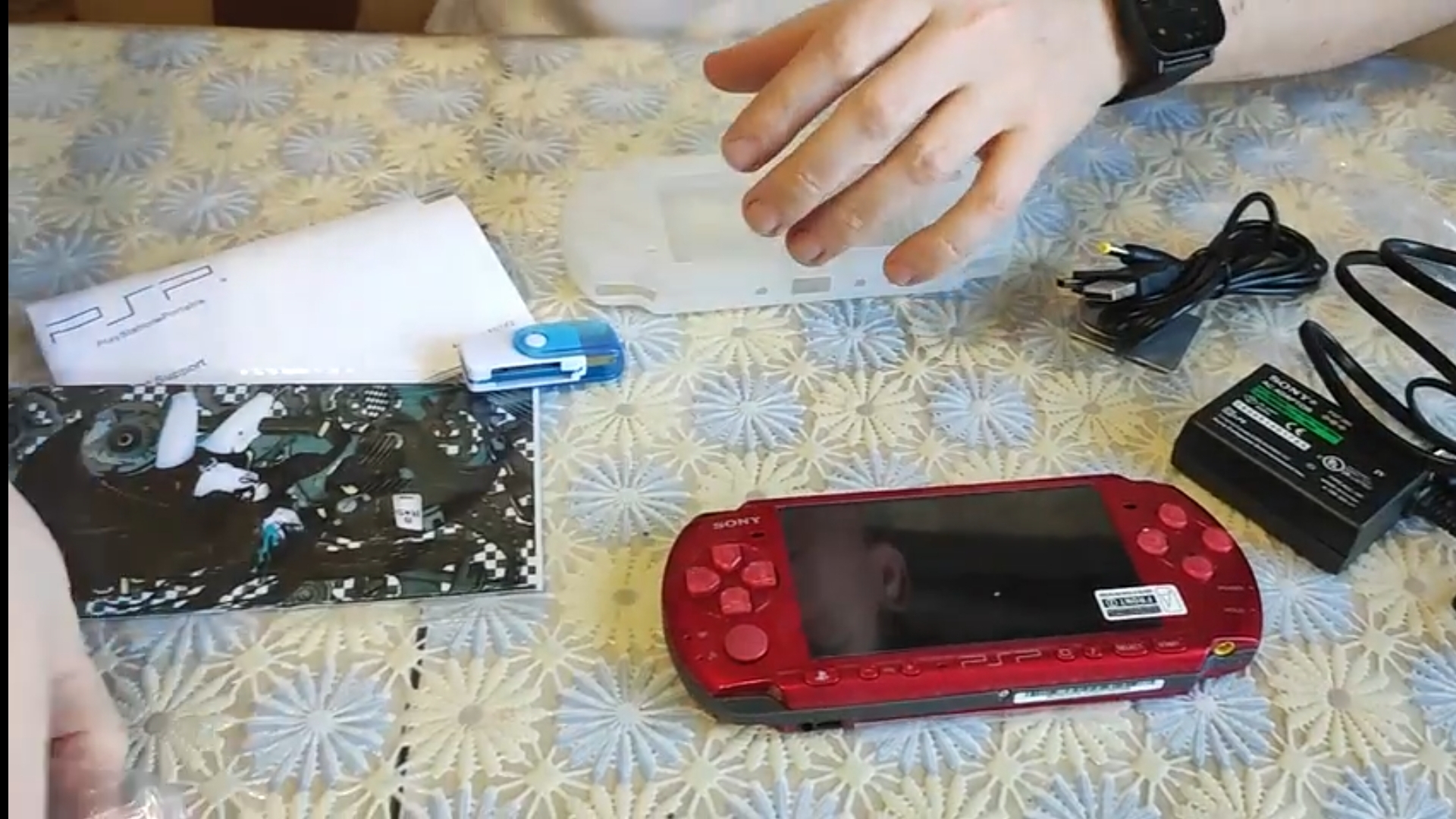 Распаковка, обзор, как новой, Psp 3006 из китая с озона в 2025г. Комплектация, какие игры на Sd 128