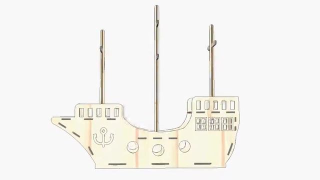 Laser cut ideas Pirate Ship Pattern Vector for Laser Cutting CNC [2019]🏴☠️✂️🤩 смотреть онлайн