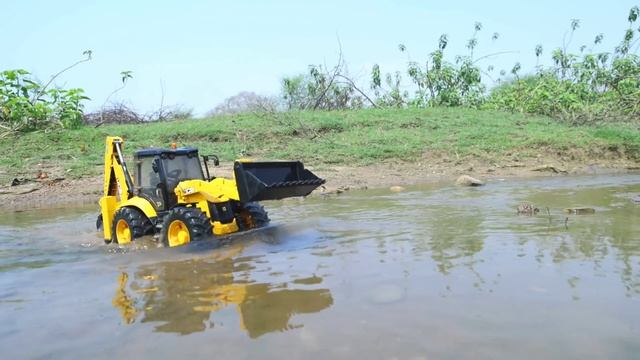 JCB 3dx And Dumper Pickup Highway River Accident Pulling Out Two JCB 5CX ? Scania Tipper | CS jcb смотреть онлайн