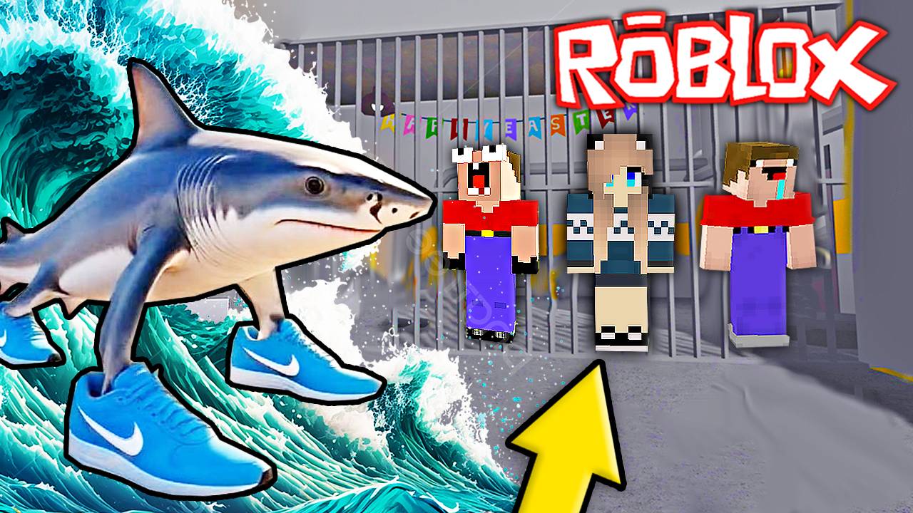 2 НУБА И ДЕВУШКА ПРО ПОПАЛИ В ТЮРЬМУ ТРАЛАЛЕЛО ТРАЛАЛА БАРРИ В РОБЛОКС ! ПОБЕГ ИЗ ТЮРЬМЫ ROBLOX смотреть онлайн