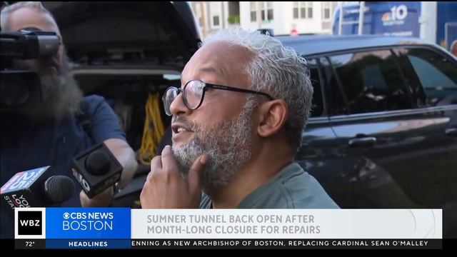 Sumner Tunnel re-opens to Boston traffic, "a total relief" for drivers смотреть онлайн