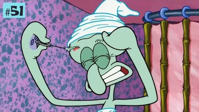 Squidward is in pain смотреть онлайн