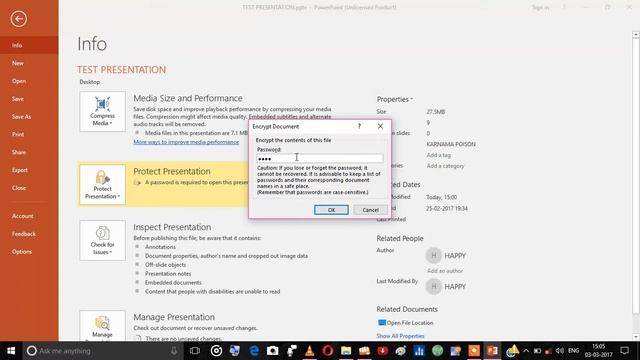 HOW TO REMOVE PASSWORD FROM PPTX OR PRESENTATION FILE смотреть онлайн