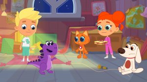 Монстр под кроватью! Кто это? | Новые приключения Котёнка Кнопы |мультфильм #котеноккнопа #анимация