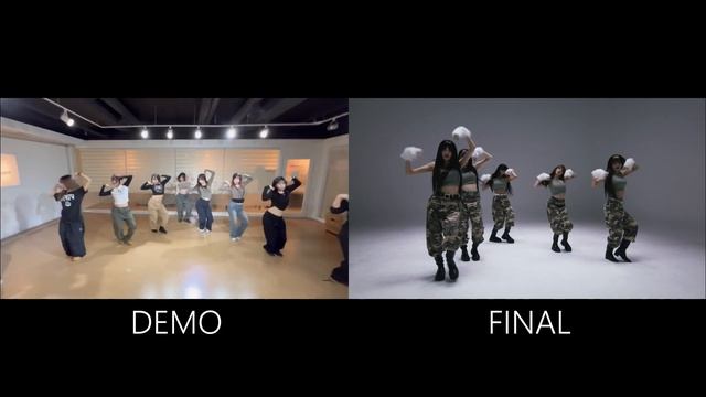 X:IN 엑신 - WITHDRAW Choreography | DEMO VS FINAL смотреть онлайн