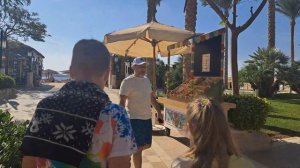 Обзор территории и пляжа Grand Waterworld Makadi Family Star. Часть 104