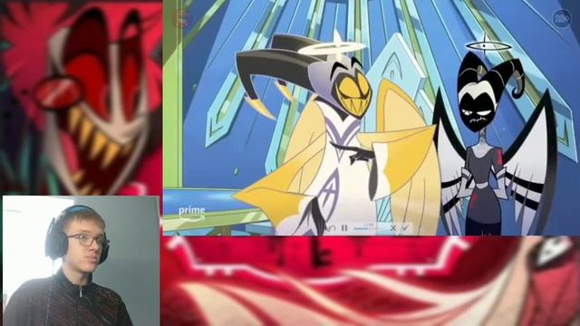 Реакция на Отель Хазбин 1 Сезон 1 Серия "Увертюра" (В озвучке от Cyber Cat Studio) смотреть онлайн