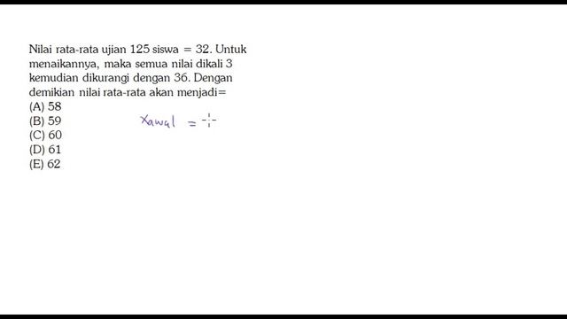 59 BAHAS BUKU PKS 12 SMA MTK WAJIB (Statistika LUK 3 Hal 76 No 3) смотреть онлайн