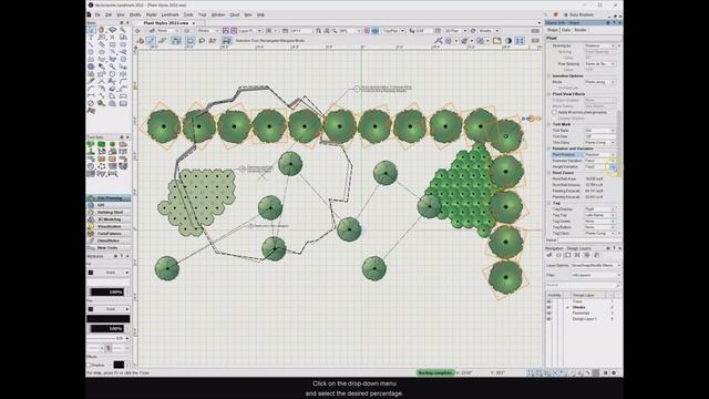 7.2h Plant rotation & variation - Vectorworks 2023 смотреть онлайн