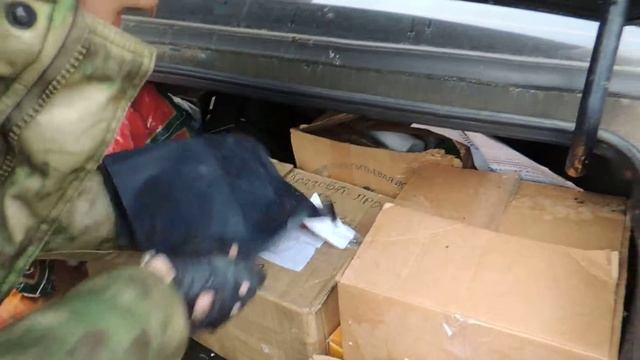 Доставка гуманитарки в Алчевск. 19.12.2015 г. ч.1 смотреть онлайн
