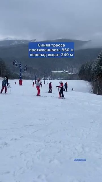 Белокуриха горнолыжный склон Катунь. 2024-01-06 смотреть онлайн