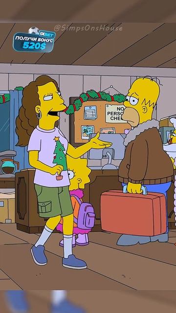 Приехали в отель, а их заселили в крошечный номер 😂 | Симпсоны | #симпсоны#simpsons#мультик#сериал смотреть онлайн