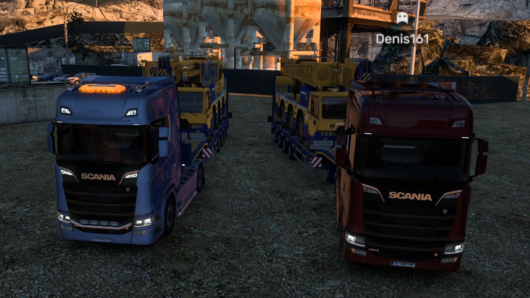 конвой с сыном в ЕТС2