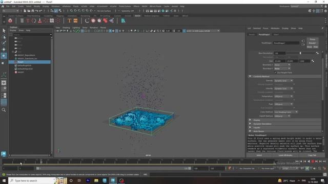 How to Create Rain effect in Maya 2023 смотреть онлайн