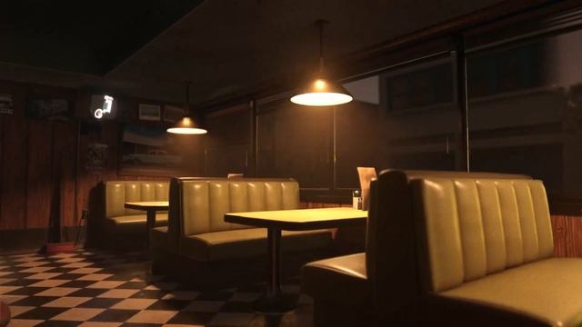 Mr. Spudnut's Diner - 3D Environment Render [Blender EEVEE 2.9] смотреть онлайн