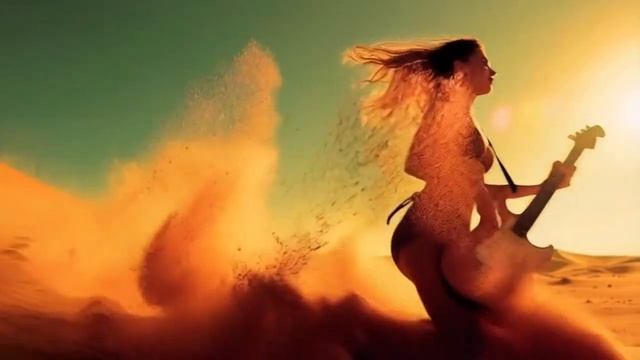 Hard Rock Music desert fire I AI Short Cinematic Clip I Burning Metal (Official Music Video) смотреть онлайн