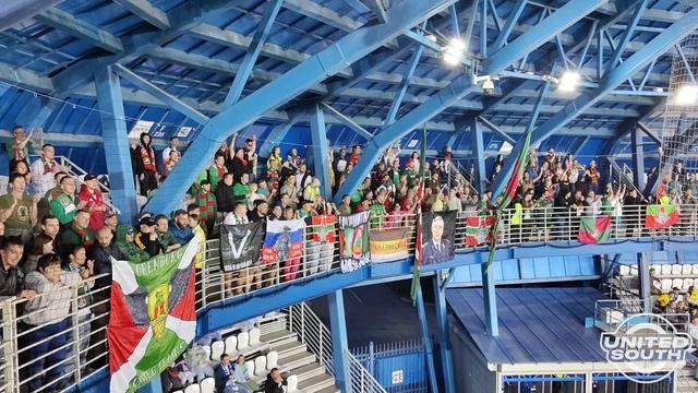 Обзор поддержки на матче Оренбург — Локомотив 2:3 (2 тур Кубка 24/25. 13 августа) смотреть онлайн