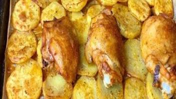 Запеченная курица в духовке! Удивительный рецепт! Вкусно и Просто. СЕКРЕТ в ПРИПРАВАХ смотреть онлайн