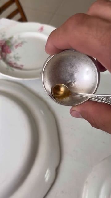 Серебряная солонка 19 века! #антиквариат #винтаж #ссср смотреть онлайн