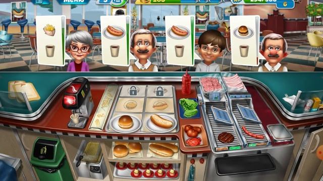 играю в игру кухонная лихорадка 🌭🍟🍔 смотреть онлайн